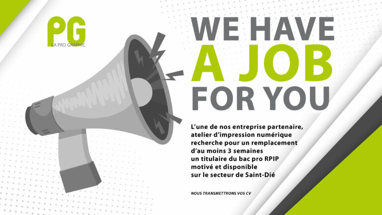 We have a job for you