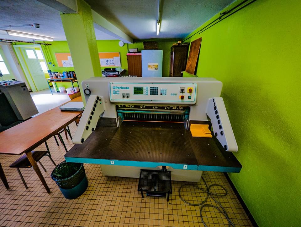impression offset et façonnage en lycée professionnel